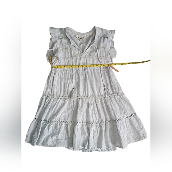 Tantrums Ruffled Light Blue Coastal Cowgirl Sundress Size Medium - Picture 4 of 6